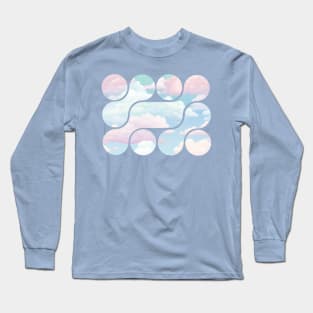 Pastel colors cloudscape Long Sleeve T-Shirt